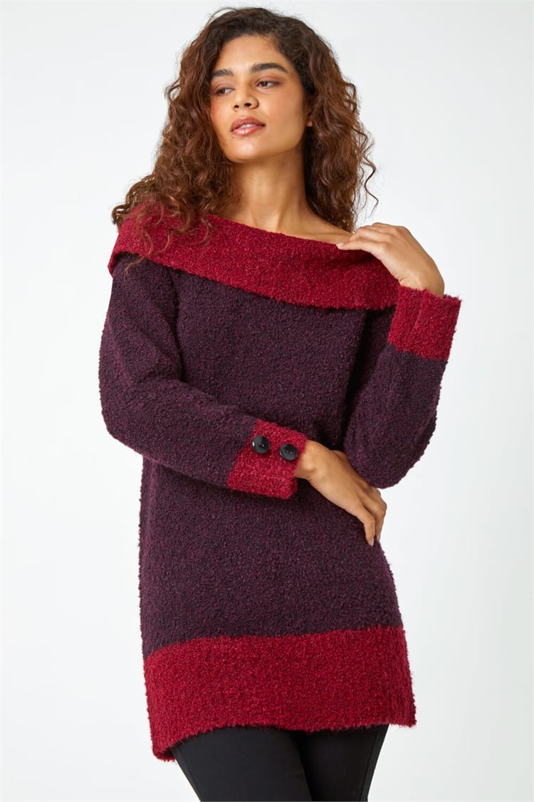 Red Longline Jumpers | Roman UK