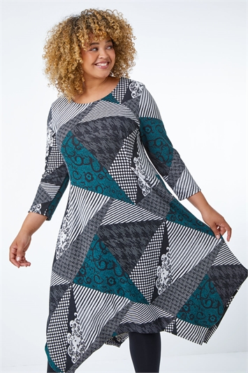 Curve Geometric Tunic Dress 14300208