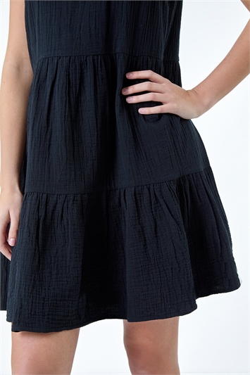 Tiered A-Line Cotton Dress 14522808