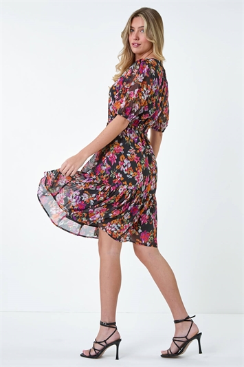 Floral Tiered Smock Dress 14559008