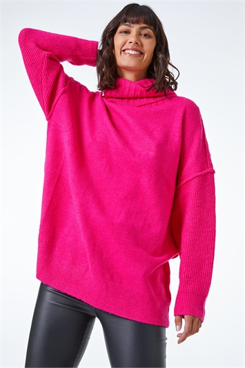 Relaxed Roll Neck Jumper 16075432
