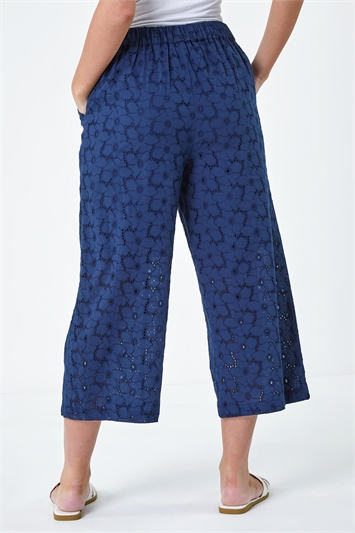 Petite Cotton Broderie Culotte Trousers 18054160