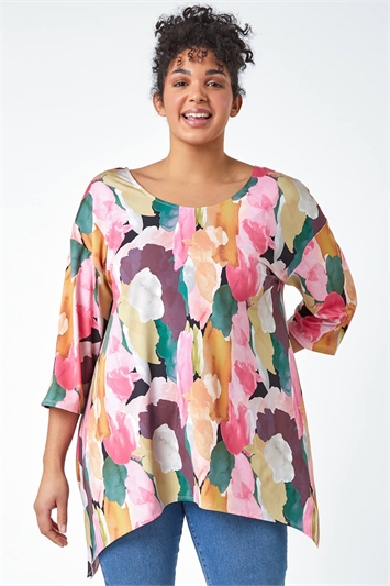 Curve Abstract Bar Back Stretch Top 19293172