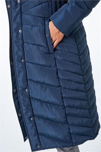 Hooded Quilted Coat 12018654