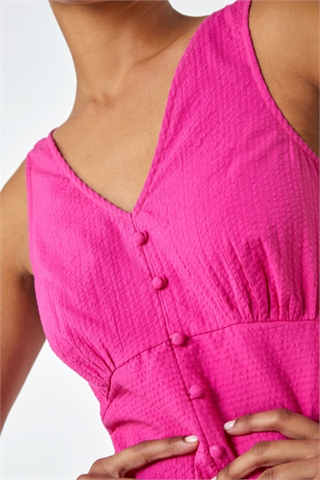Sleeveless Cotton Midi Dress 14227172