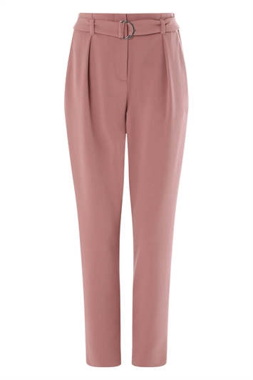 Belted Tailored Trousers 18011072