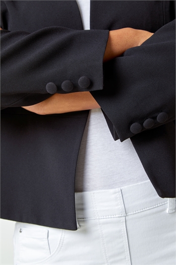 Petite Button Detail Textured Jacket 15015808