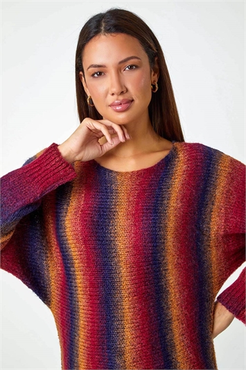 Ombre Stripe Wool Blend Jumper 16092278