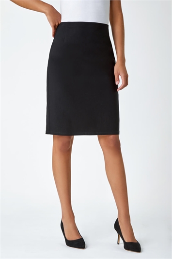 Pull On Stretch Pencil Skirt 17037808