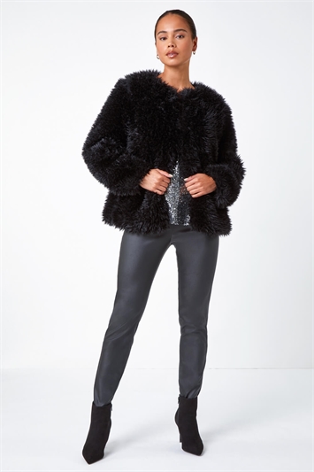 Petite Faux Fur Coat 12027908