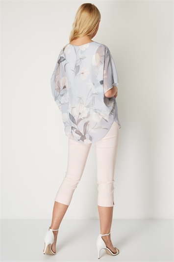 Batwing Floral Top 20014644