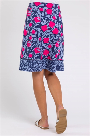A Line Floral Print Skirt 17028209