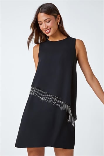 Roman originals hotsell fringe dress