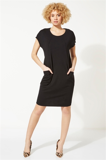 Relaxed Fit Crepe Dress 14093208