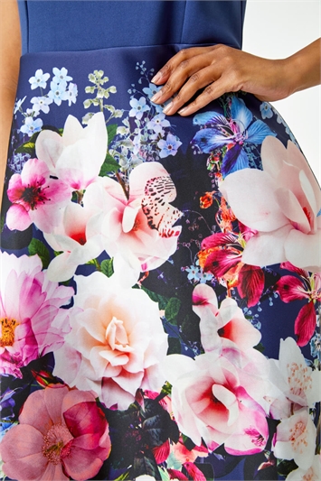 Petite Premium Stretch Floral Dress 14393060