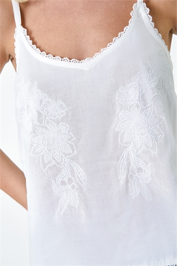 Floral Embroidered Cami Top 20156038