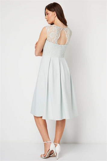Lace Fit and Flare Midi Dress 14044882