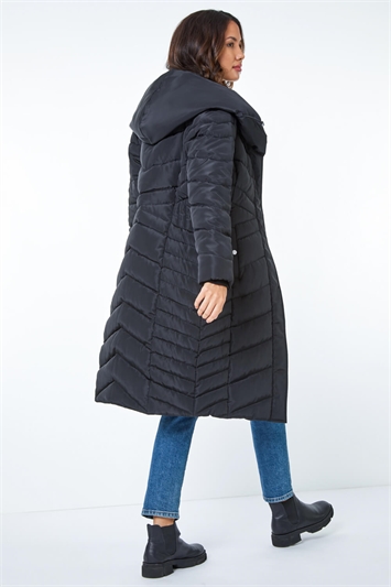 Hooded Quilted Coat 12018608