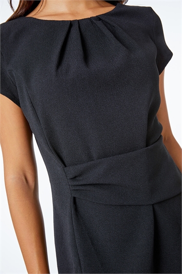 Pleat Detail Smart Stretch Dress 14349408