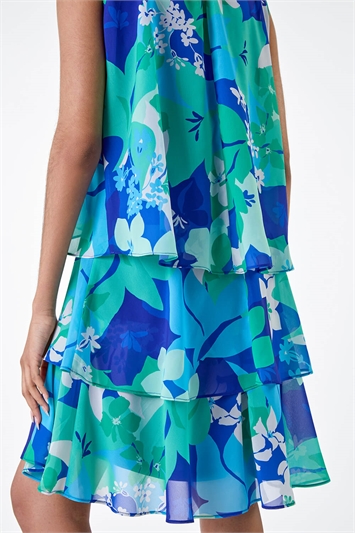 Floral Print Tiered Layer Dress 14545709