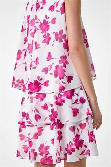 Floral Print Tiered Layer Dress 14545838