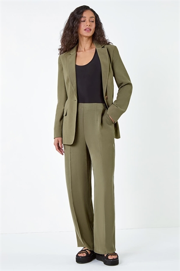 Elasticated Back Tailored Trousers 18062440