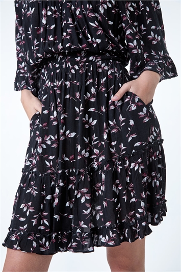 Ditsy Floral Bardot Pocket Dress 14559708