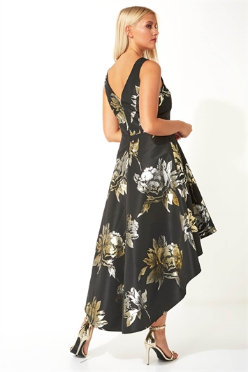 Jacquard Rose Gown Dress 14041908