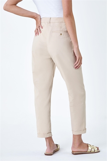Petite Cotton Blend Stretch Chino Trousers 18059188