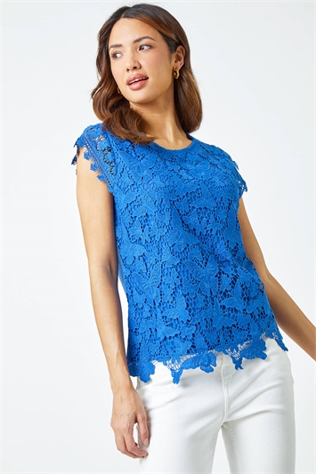 Butterfly Lace Stretch Top 19165780