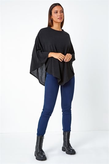 Marl Overlay Stretch Top 19255908