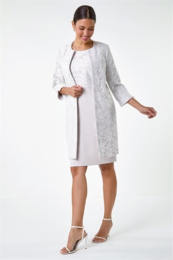 Lace Bodice Shift Dress 14530138