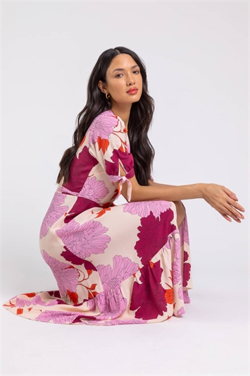 SUSA  Pale Yellow Floral Smocked Maxi Dress — THE MODEST FITTING