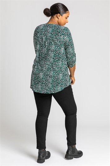 Curve Abstract Spot Print Top 19135034