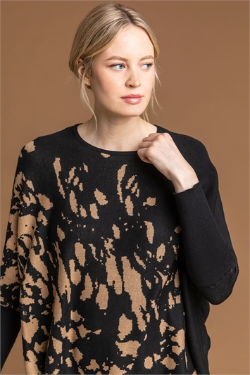 Relaxed Abstract Print Jumper 16053190