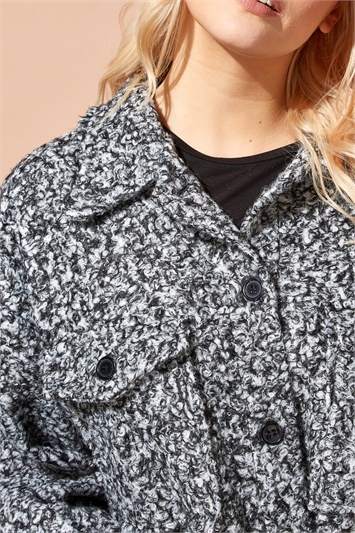 Borg Shacket Coat 12013336