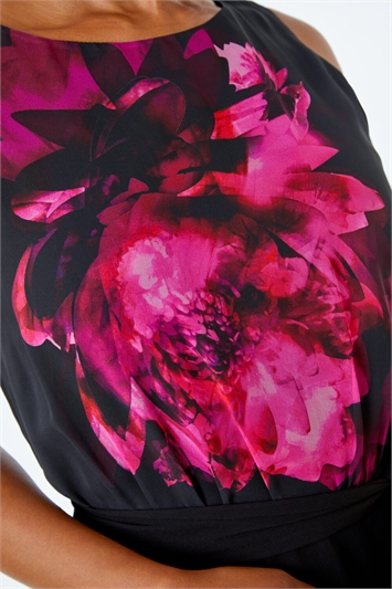 Petite Floral Print Tiered Dress 14334008