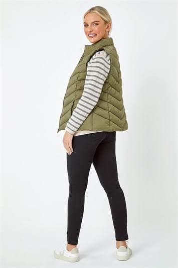 Petite Quilted Padded Gilet 12028640