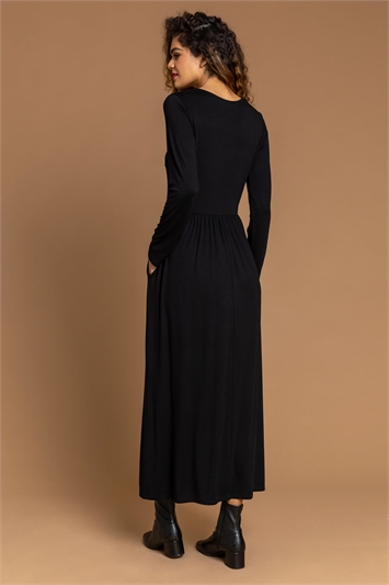 Long Sleeve Jersey Maxi Dress 14216208