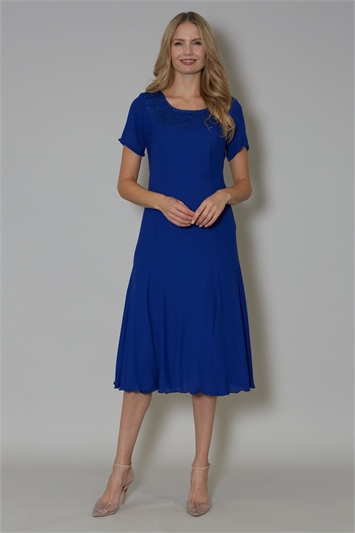 Julianna Georgette Fit and Flare Dress g9135rbl