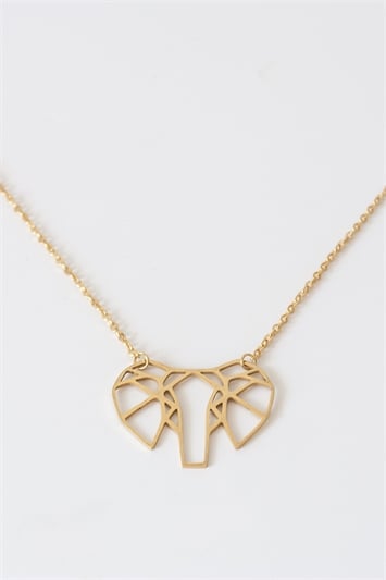  Origami Elephant Necklace