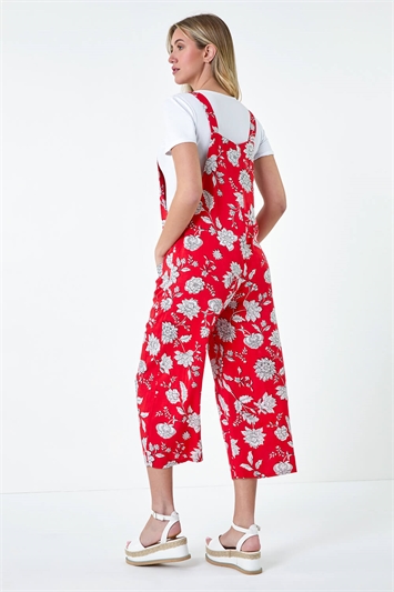 Floral Print Pocket Jumpsuit 14514622