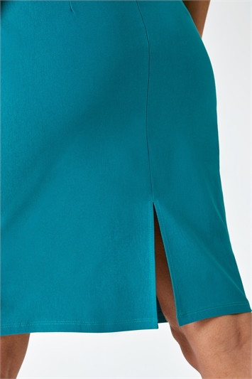 Pull On Stretch Pencil Skirt 17037839