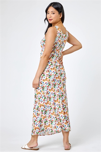 Petite Floral Print Maxi Dress 14278438