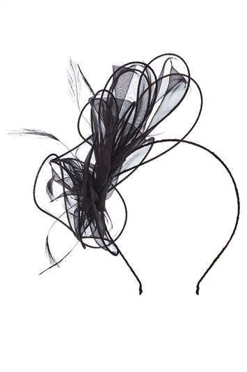 Loop and Feather Organza Fascinator 21004208