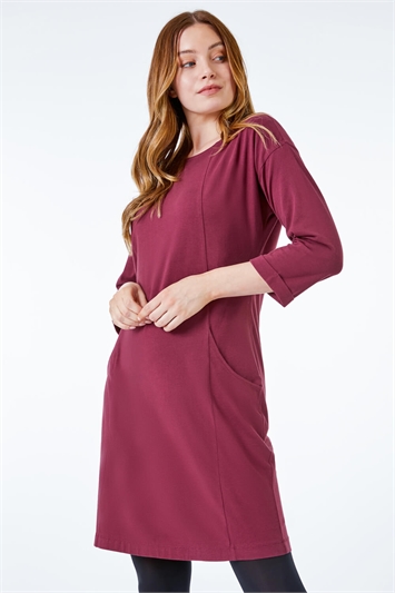 Cotton Jersey Tunic Pocket Dress 14284715