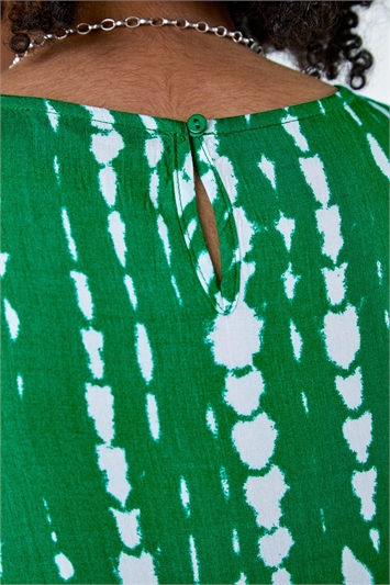Tie Dye Print Sleeveless Smock Dress 14542834