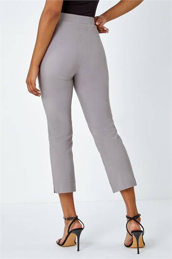 Seam Detail Stretch Cropped Trousers 18057390