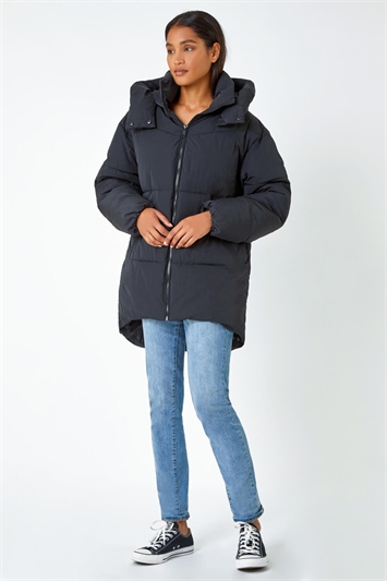 Oversized Padded Hooded Coat 12024608