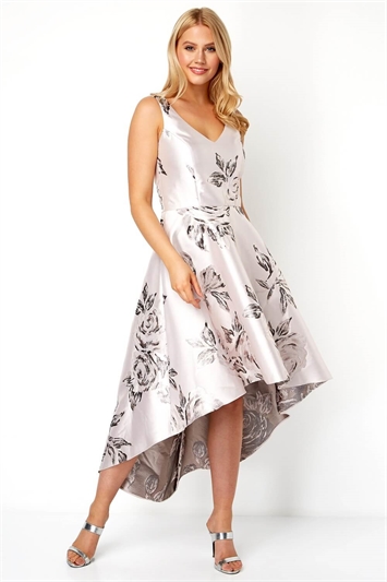 Jacquard Rose Gown Dress 14041979